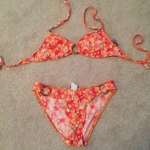 Orange bikini